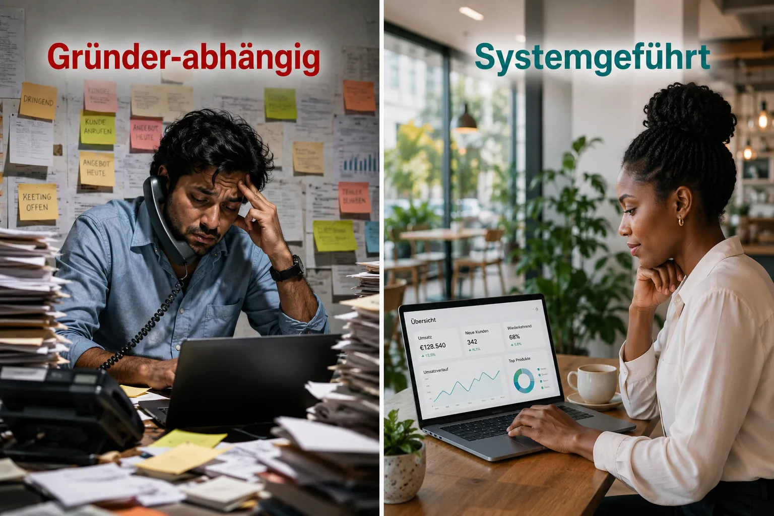 Was passiert, wenn ein Unternehmen zu stark vom Gründer abhängt?