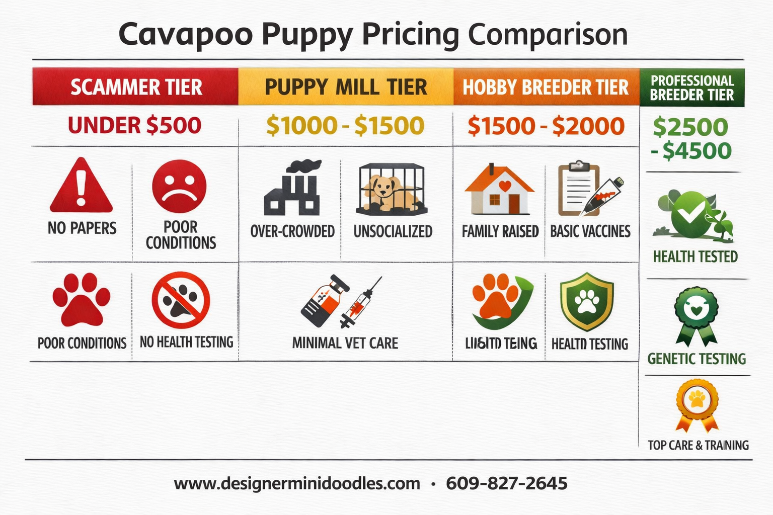 Cavapoo price guide