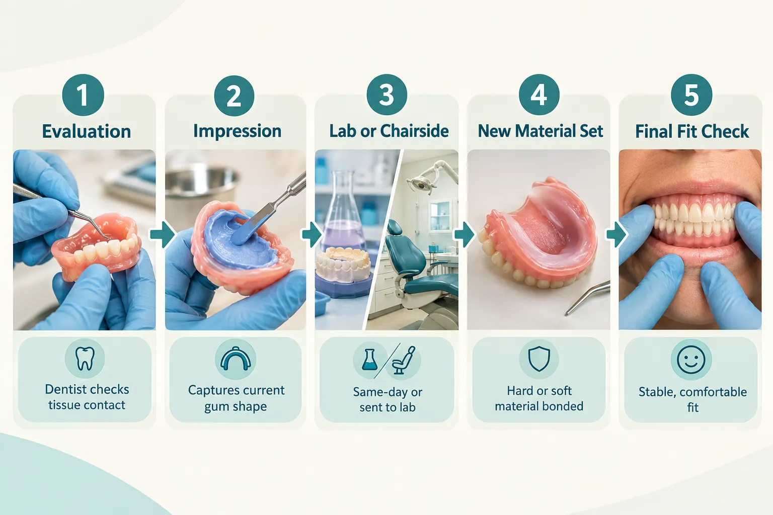 Do Your Dentures Feel Loose? When a Reline Can Fix the Fit 3 What a Denture Reline Is (and the Types Available)