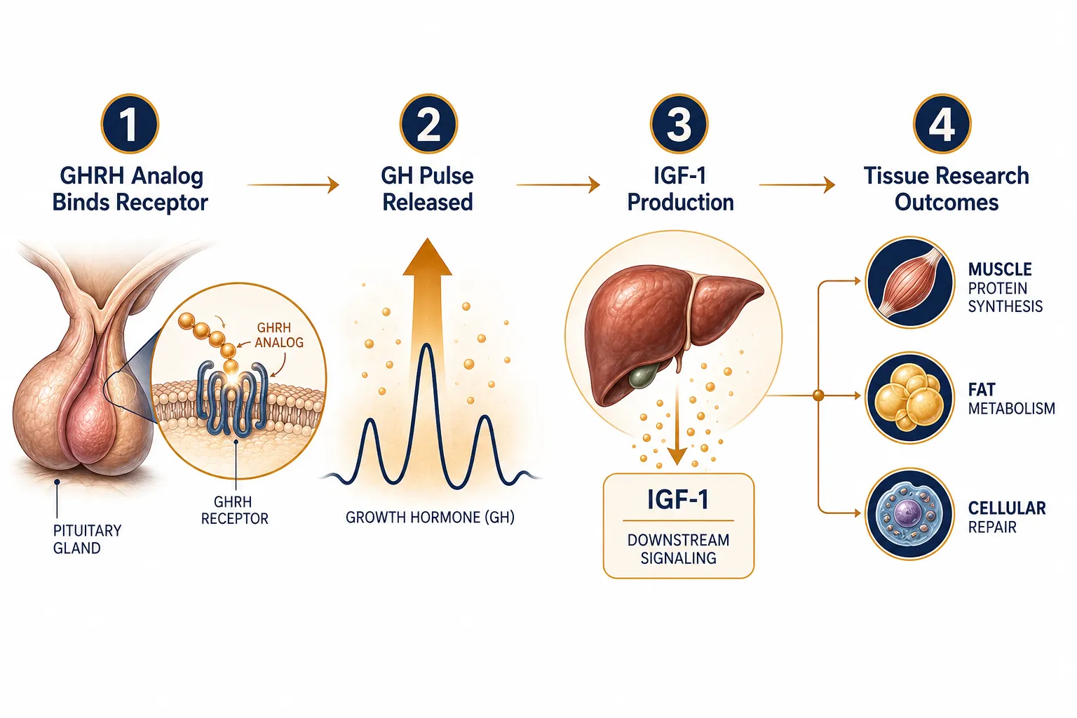 Growth Hormone Peptides: Axis, Mechanism, and Research Context