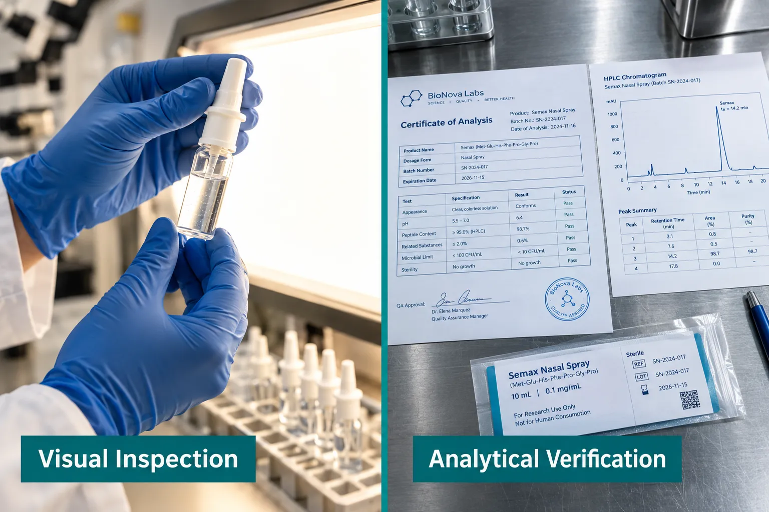 Applying the Rubric: Practical Comparison of Semax Nasal Spray Products for Research Use