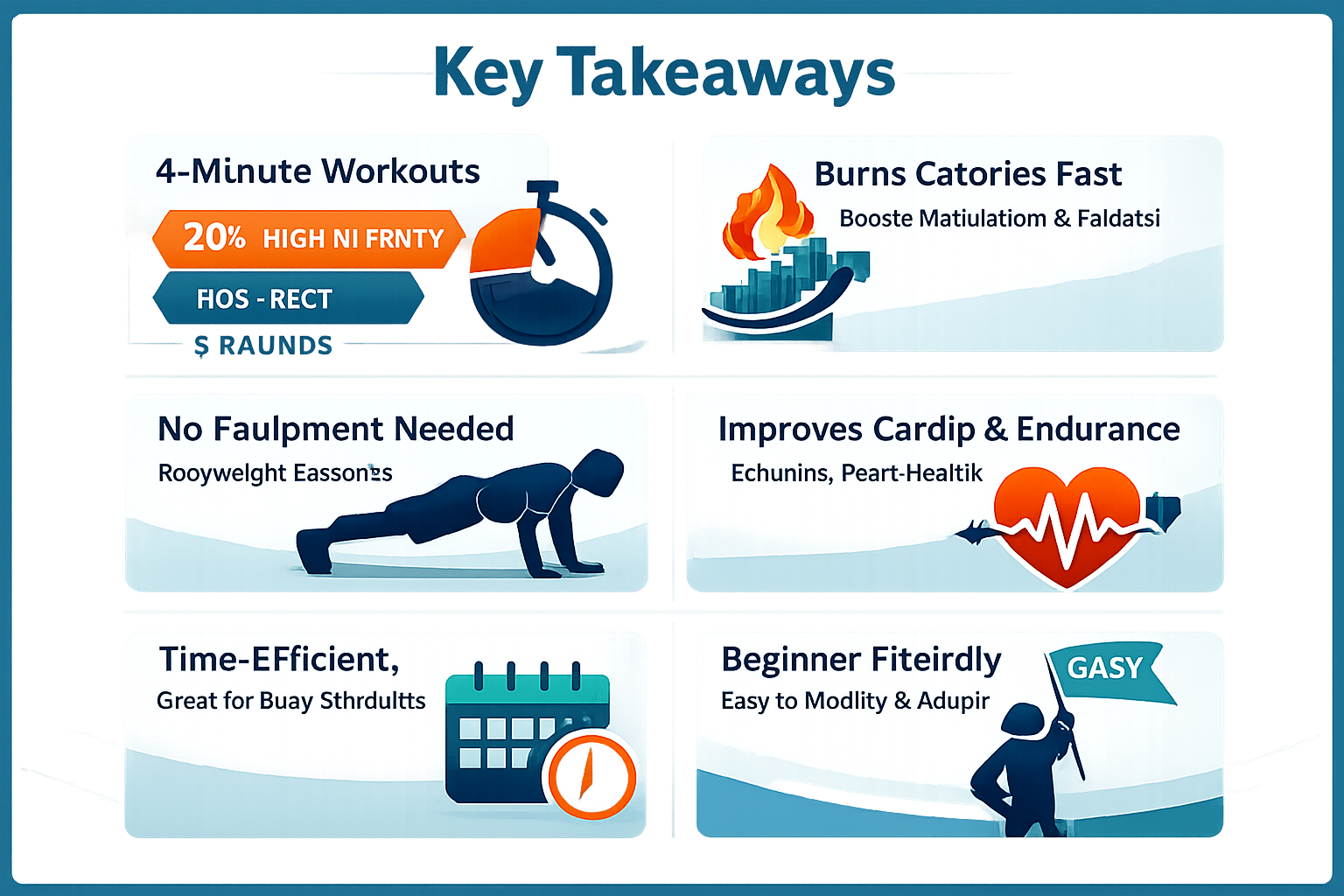 Professional infographic for article "Tabata Workouts at Home: The Complete Guide to 4-Minute Fat-Burning Sessions",