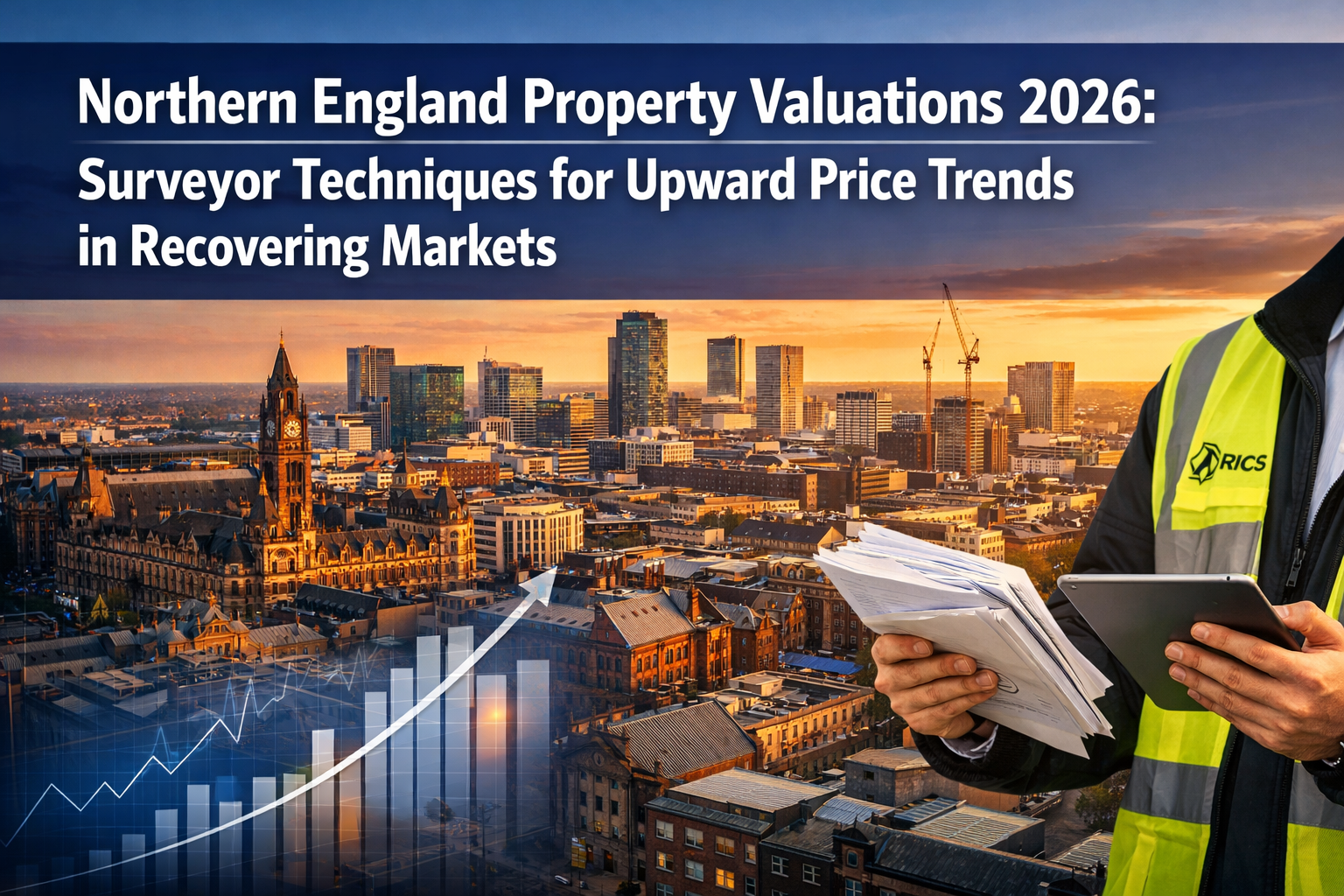 Professional () editorial hero image featuring 'Northern England Property Valuations 2026: Surveyor Techniques for Upward
