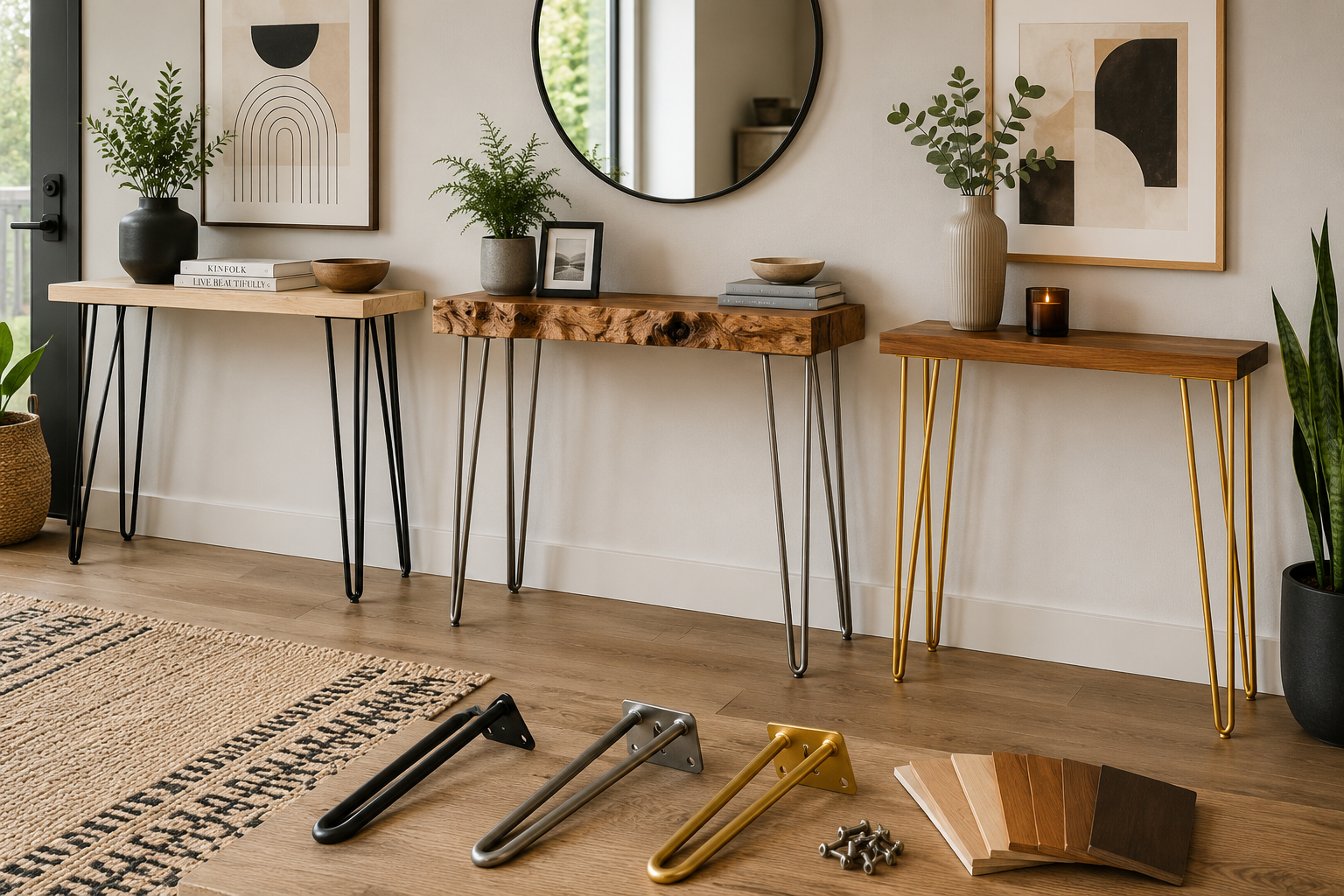 Hairpin Leg Designs: Modern Elegance and Industrial Flair