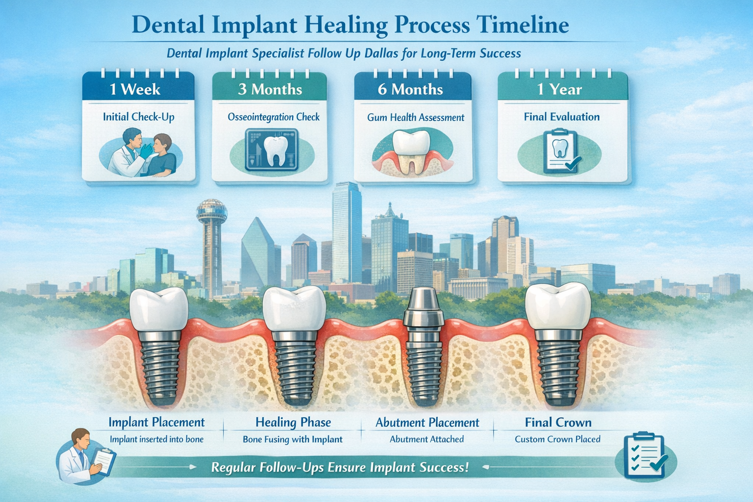 Mastering Your Smile's Future: The Indispensable Role of a Dental Implant Specialist Follow-Up in Dallas
