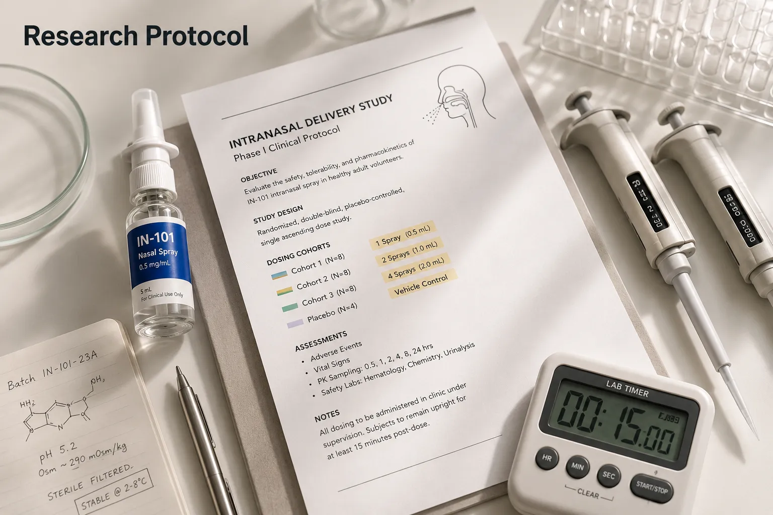 Research Protocols for Semax Peptide Nasal Spray: Cognitive Enhancement, Neuroprotection, and Research Protocols