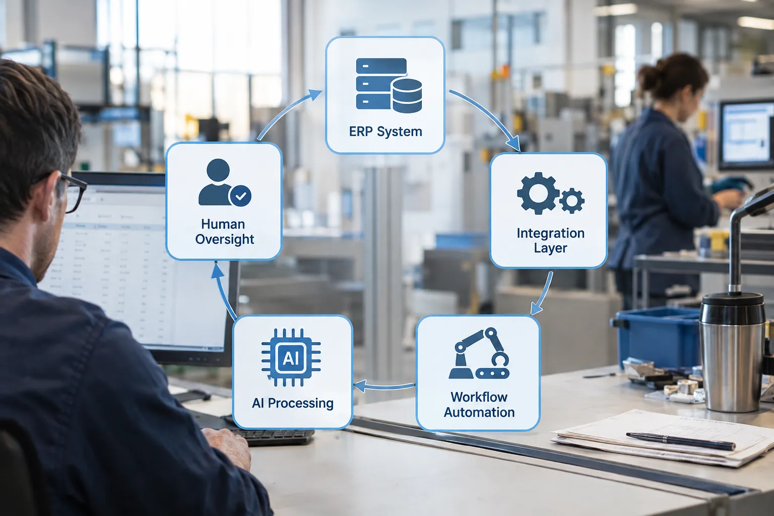 Click to regenerate this image How Much Does It Cost to Implement AI in Manufacturing?