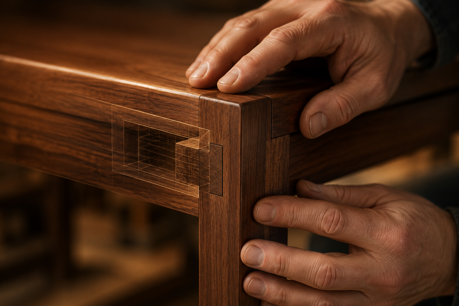 Through Mortise and Tenon Joints: Maximum Strength and Visual Impact