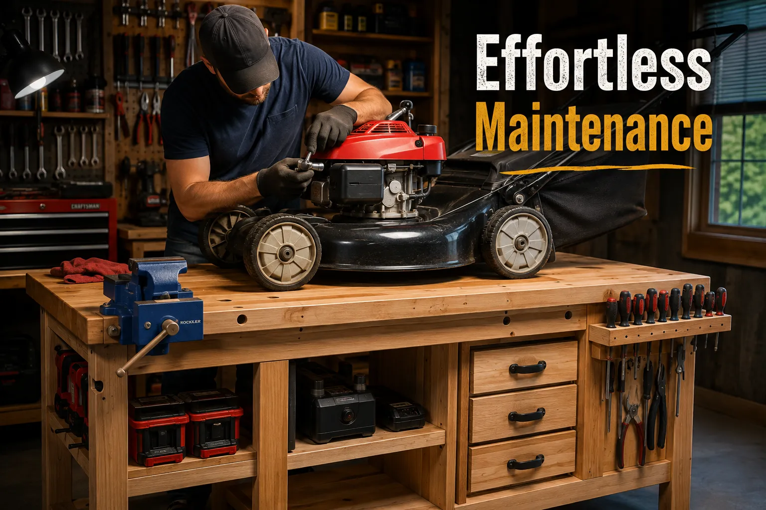 Maximizing Garage Organization and Tool Care with Your New Bench