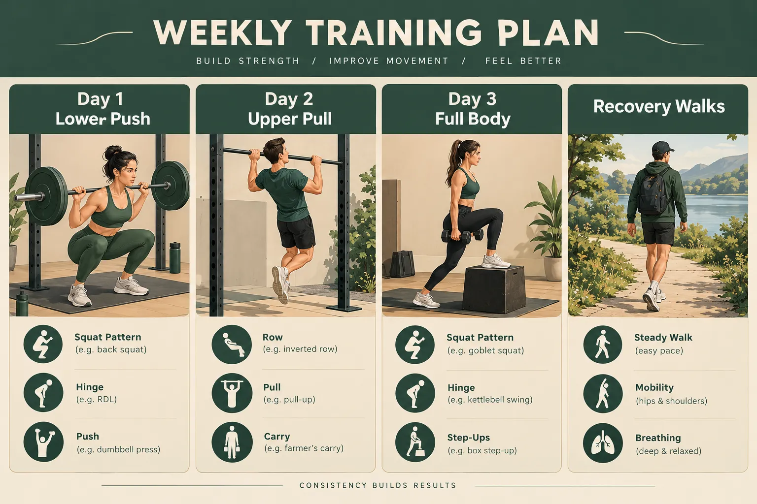 What's the best strength training routine for over 40, and how often should I lift?