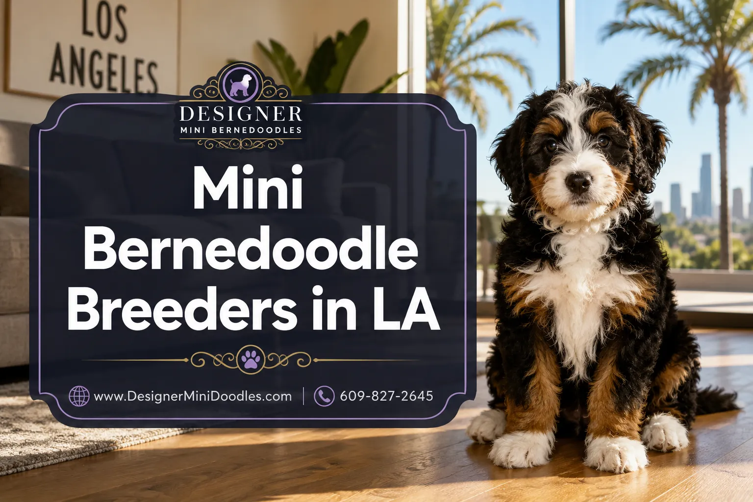 mini bernedoodle breeders in LA