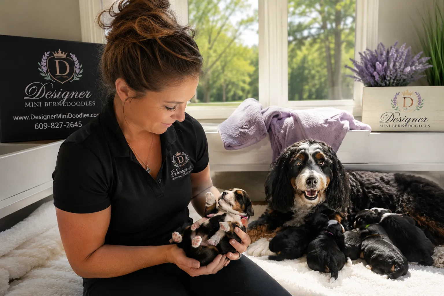 mini bernedoodle breeders in LA