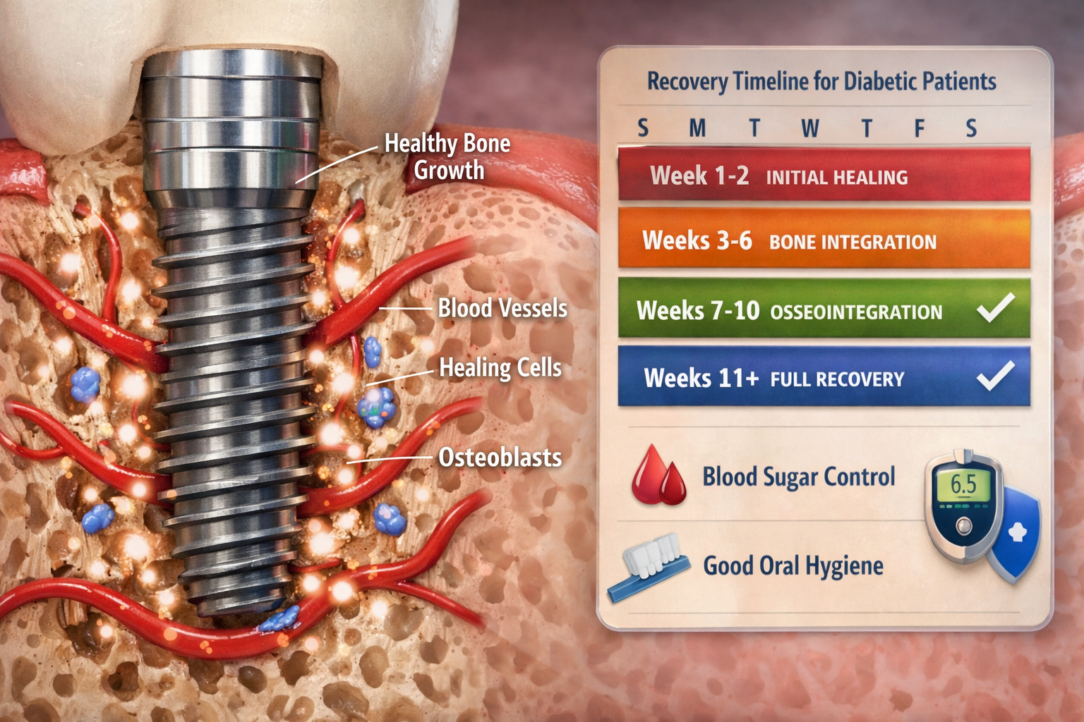 Can diabetics safely get dental implants