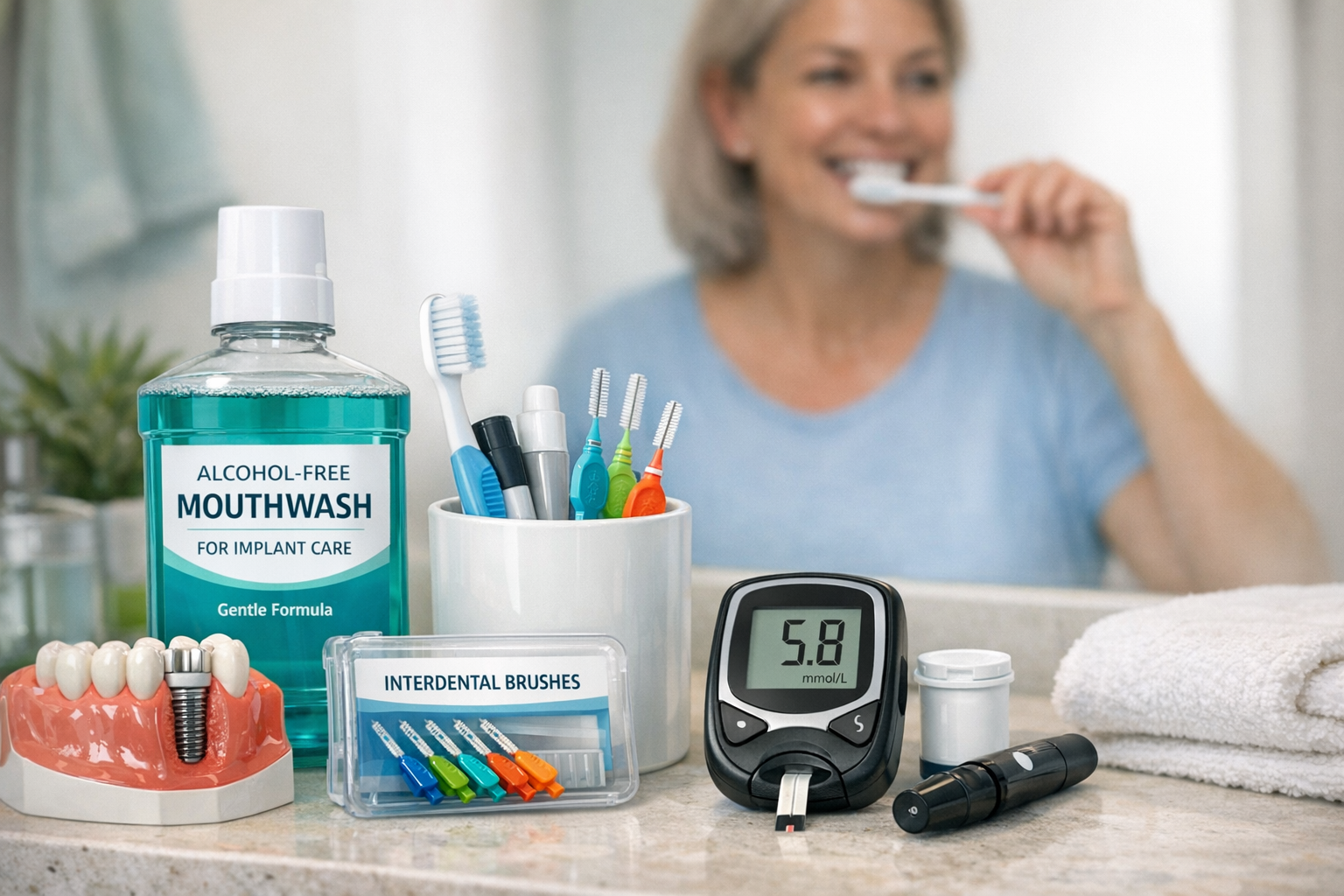 Can diabetics safely get dental implants