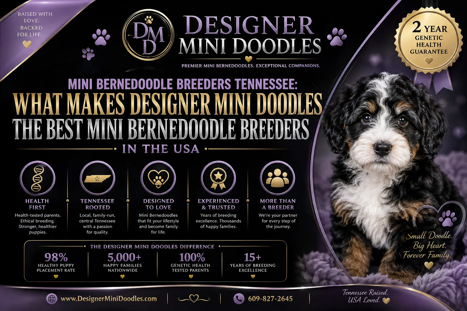 Mini Bernedoodle breeders Tennessee