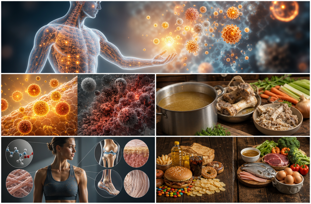 Acute inflammation compared with chronic unresolved inflammation