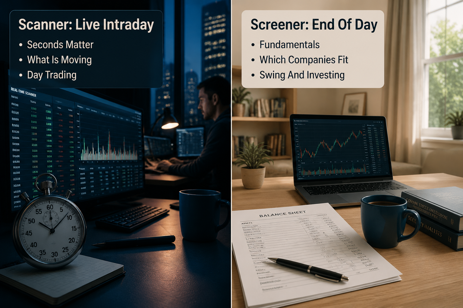 Scanner vs Screener: Which One Are You Actually Paying For?