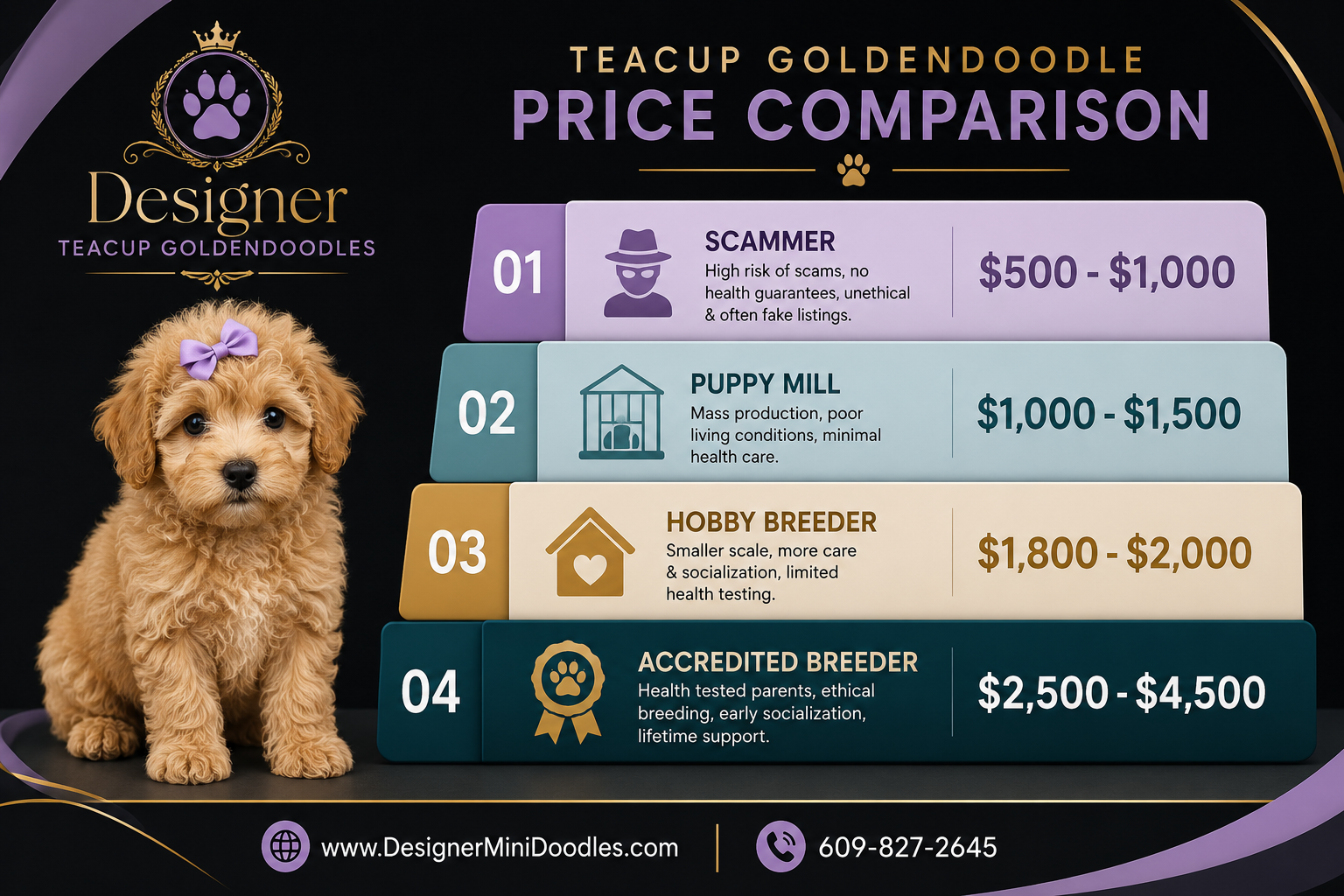 How Much Does a Teacup Goldendoodle Puppy Cost?
