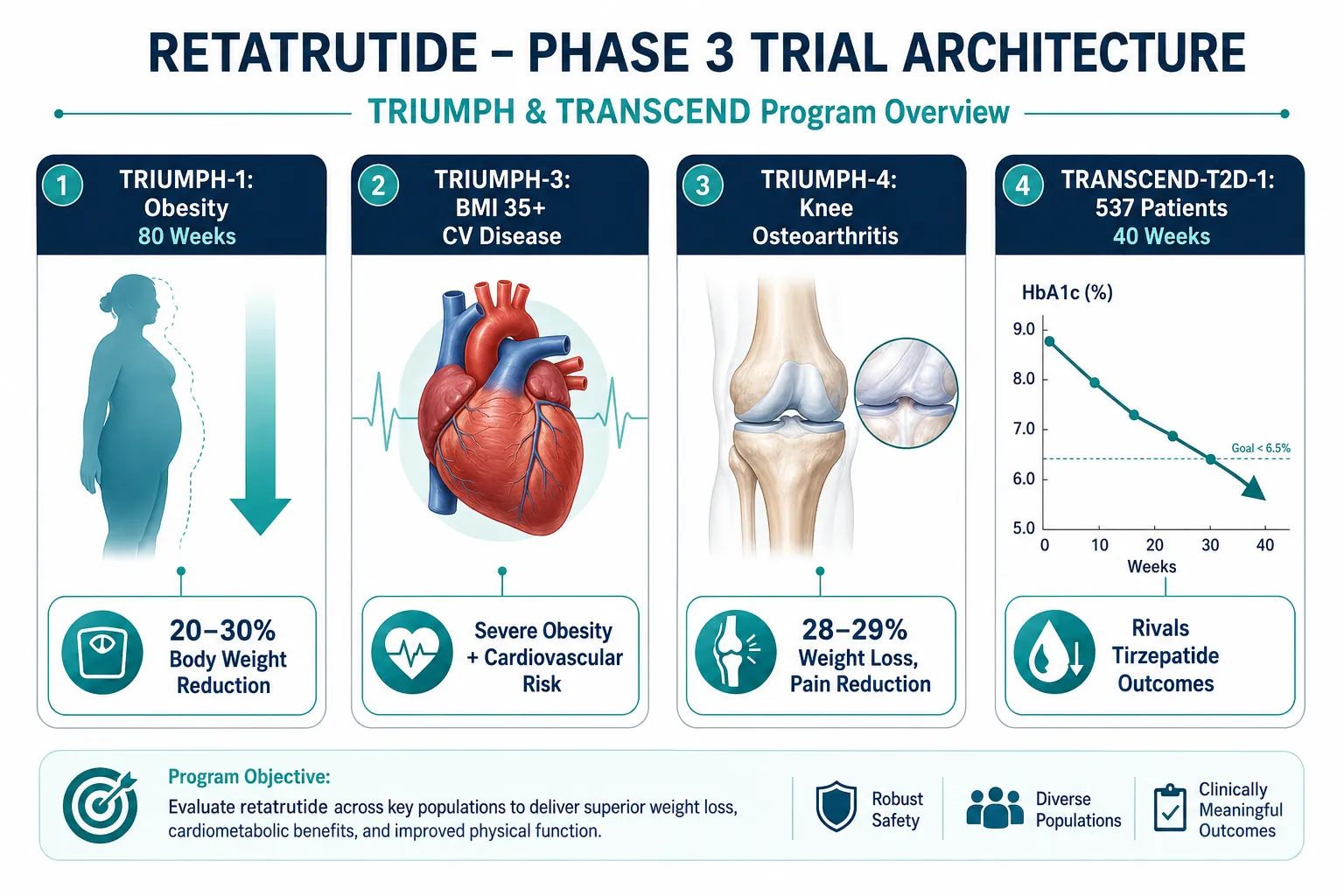 Understanding the TRIUMPH and TRANSCEND Trial Architecture