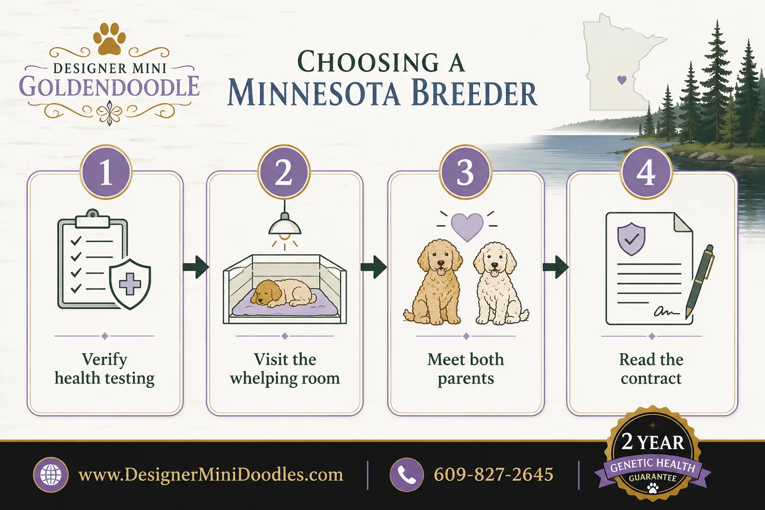 mini goldendoodle breeders in Minnesota