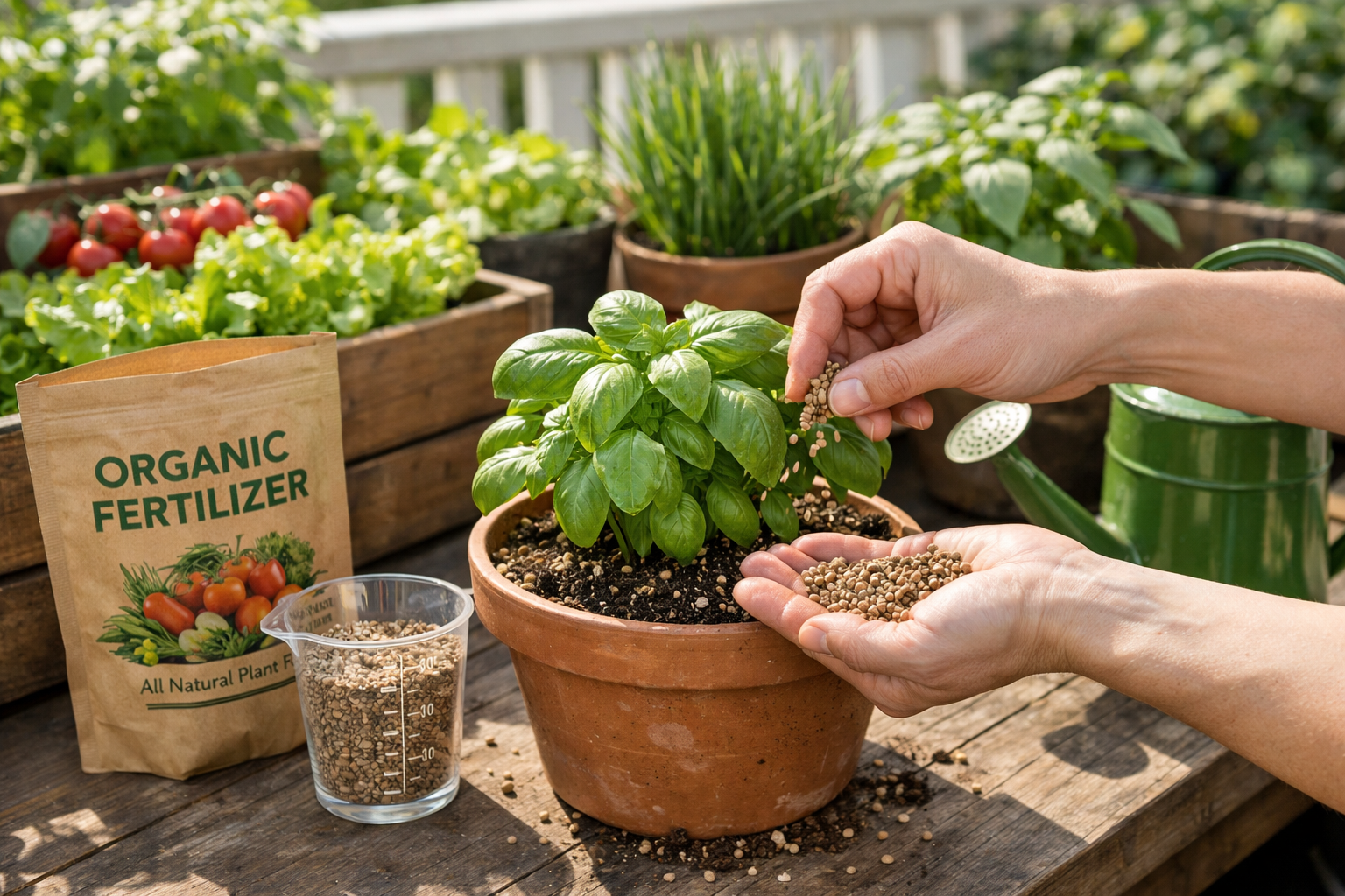 All images must be as if shot with an SLR camera () step-by-step application scene showing hands applying granular organic