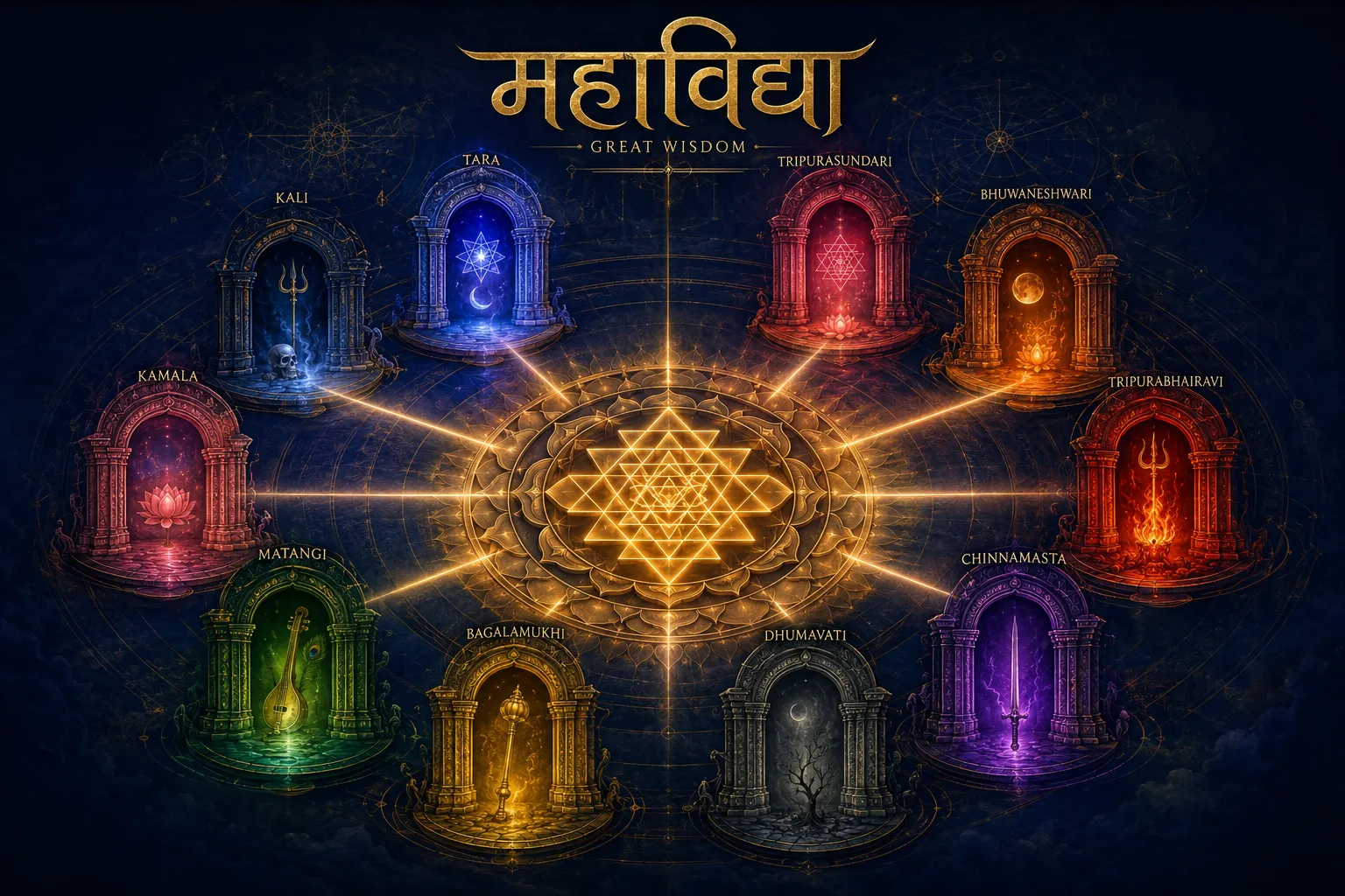 दशमहाविद्या क्या होती हैं और इनका अर्थ क्या है?