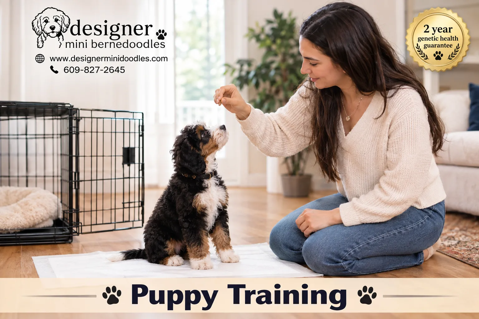 Mini Bernedoodle puppies Bellevue Washington