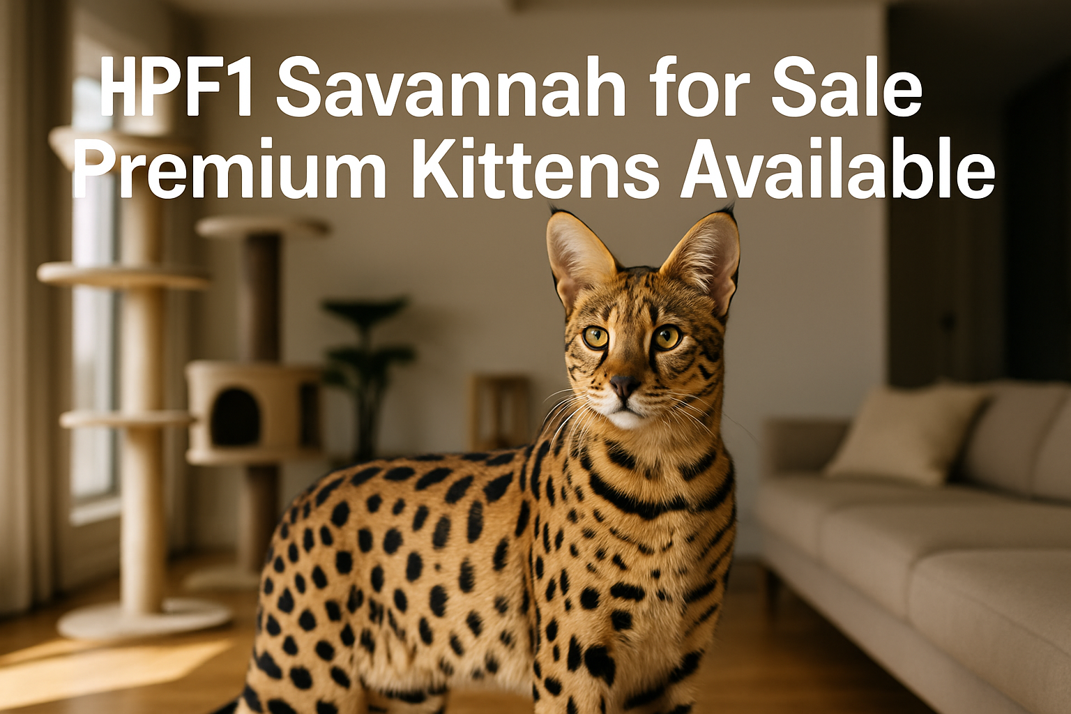 HPF1 Savannah kittens for sale