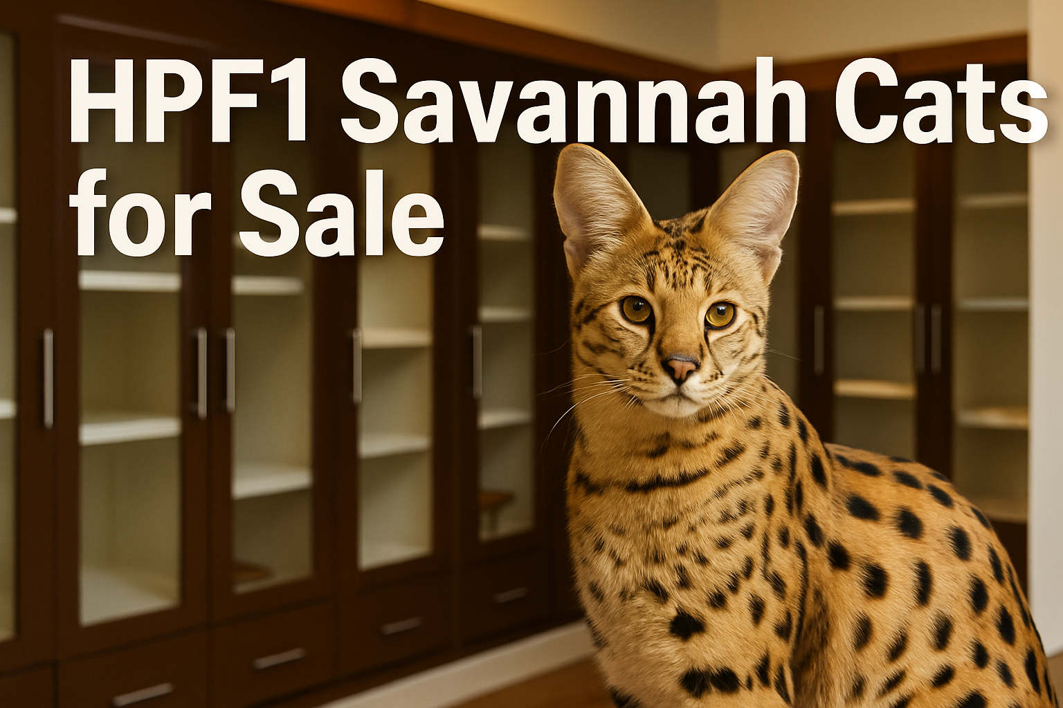 HPF1 Savannah Cats for sale