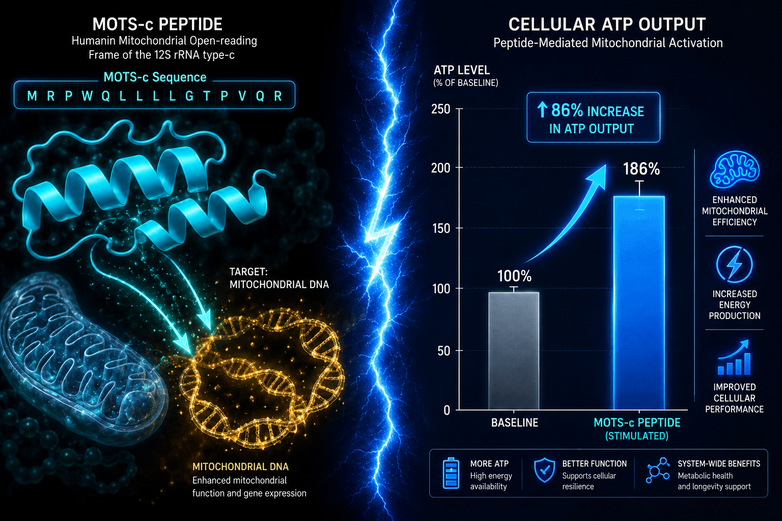How Peptides Influence the Role of Adenosine Triphosphate (ATP) in Cellular Energy Research