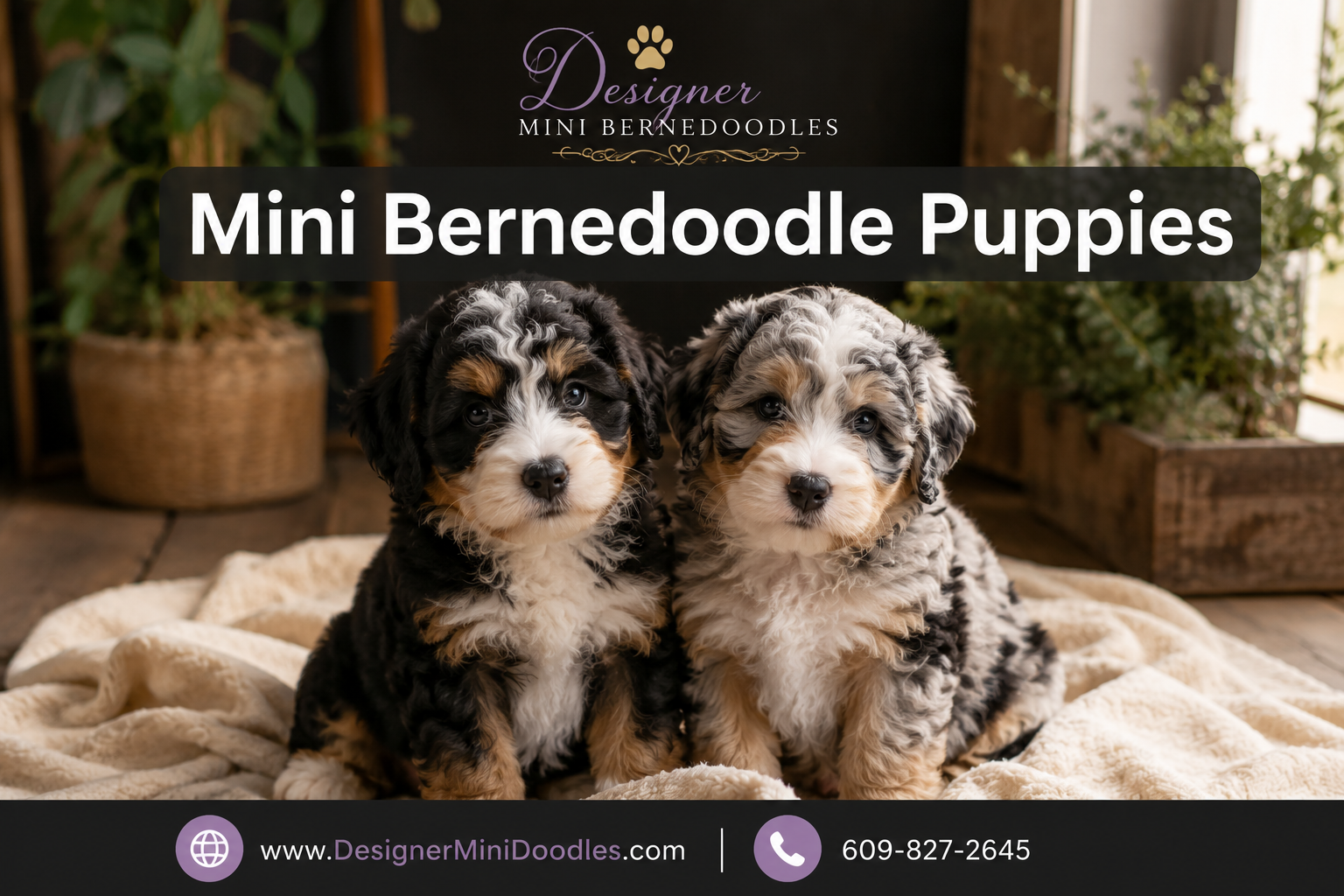 mini bernedoodle puppies