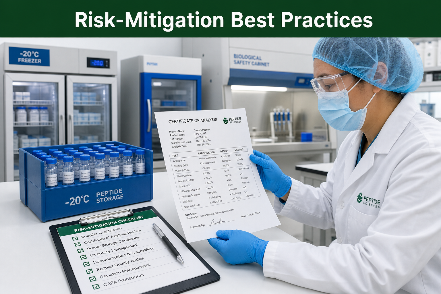 Risk-Mitigation for Labs: Practical Sourcing Standards