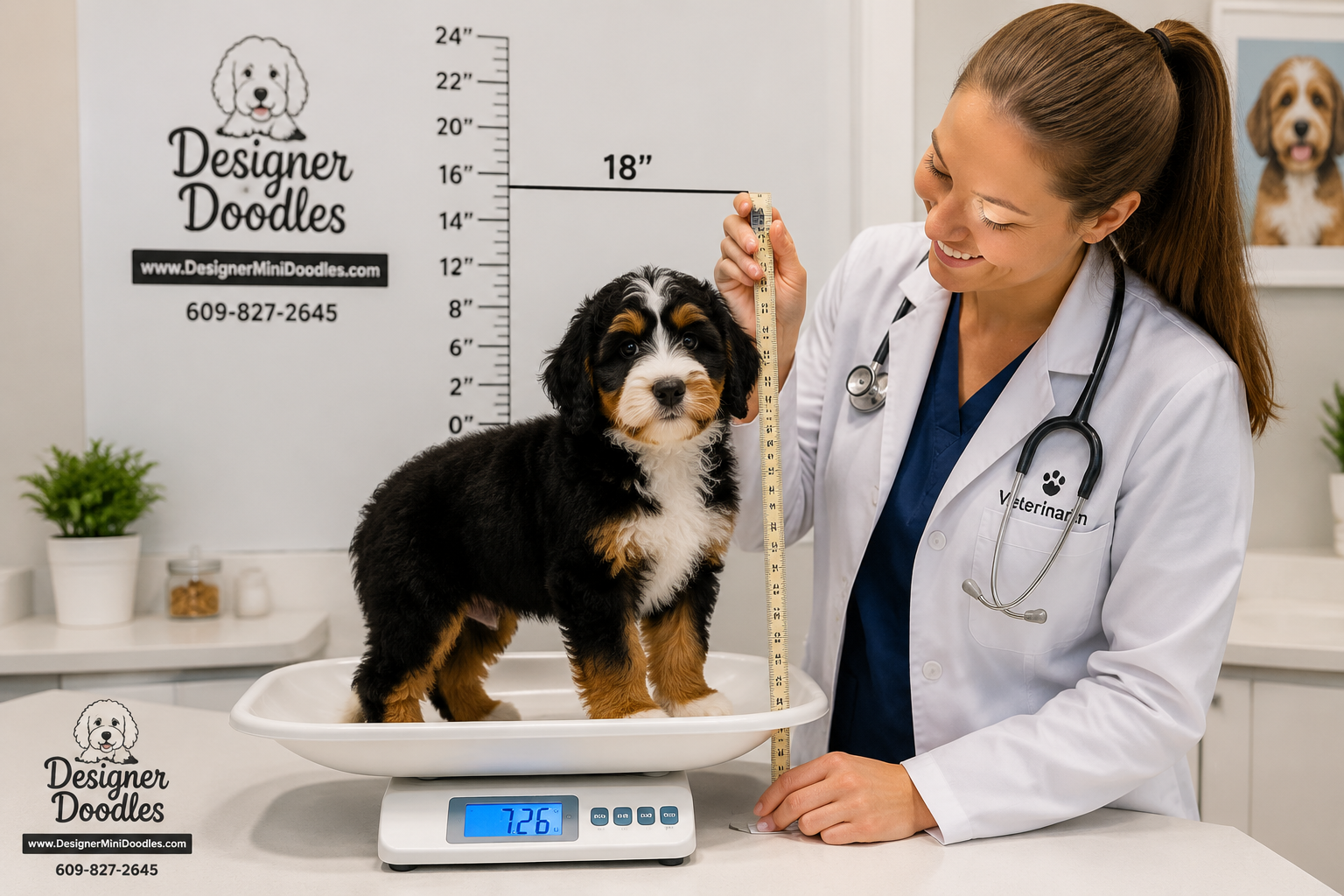 How Big Do Mini Bernedoodles Get When Fully Grown?