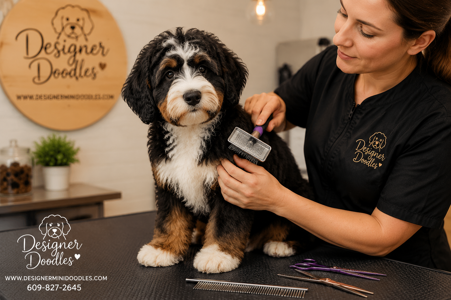 Maintenance and Grooming Requirements for Mini Bernedoodles