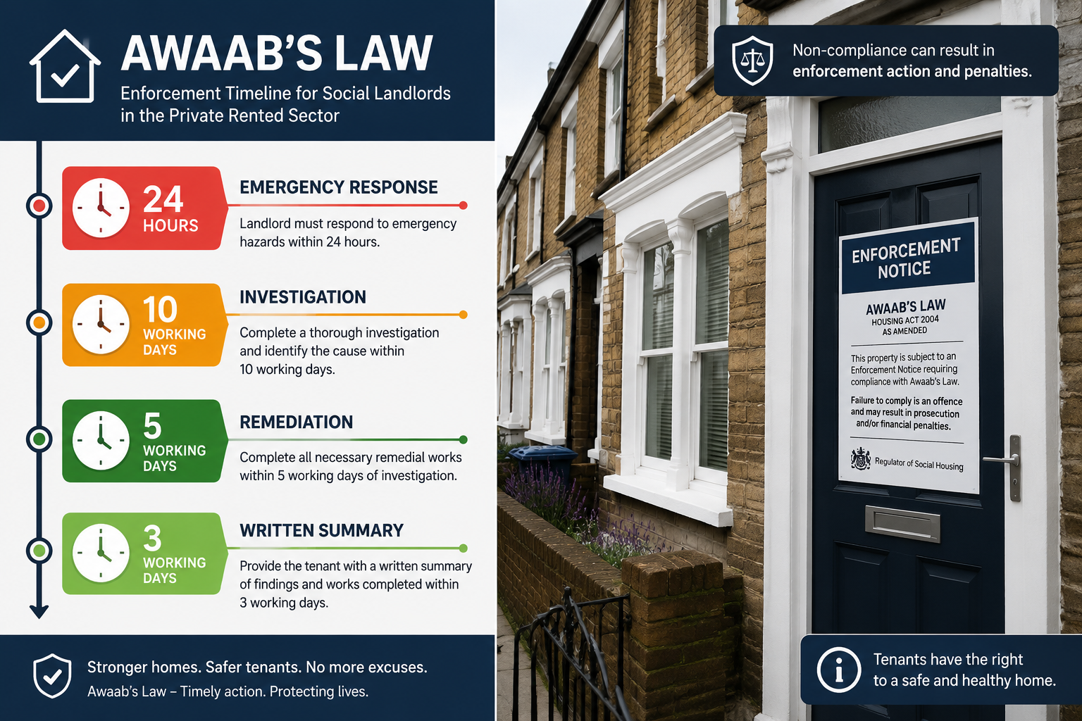 The Awaab's Law Enforcement Timeline: What Private Landlords Must Now Meet