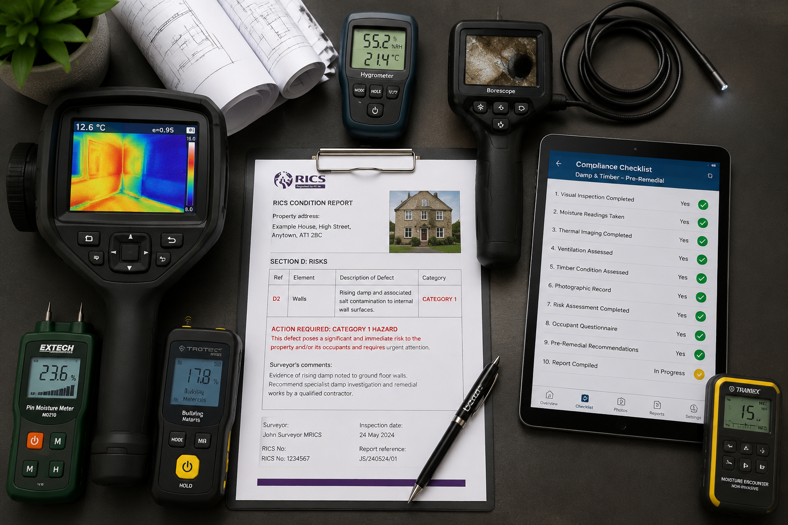Integrating Awaab's Law Compliance into Building Survey Protocols