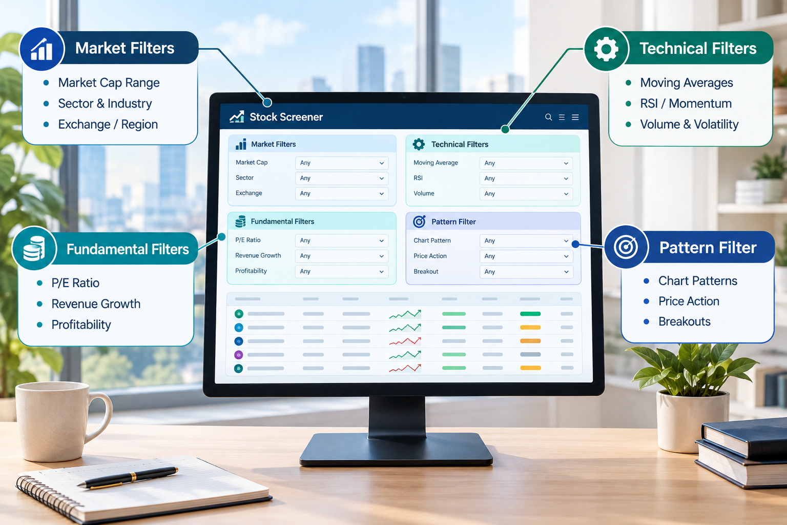 What is the thinkorswim scanner and how does Stock Hacker work?