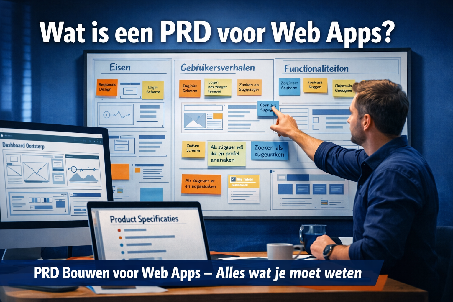 CRITICAL: ALL text, labels, headlines, annotations, and overlays in this image MUST be written in DUTCH. Do NOT use any English text. Every 