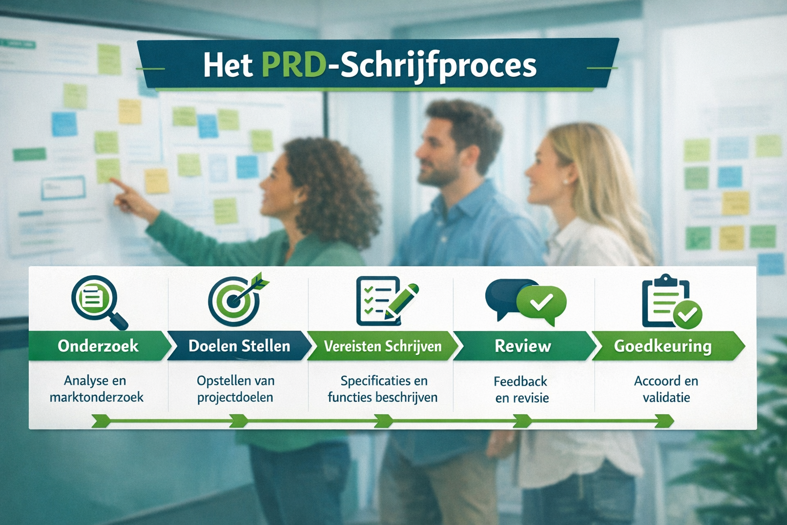 CRITICAL: ALL text, labels, headlines, annotations, and overlays in this image MUST be written in DUTCH. Do NOT use any English text. Every 