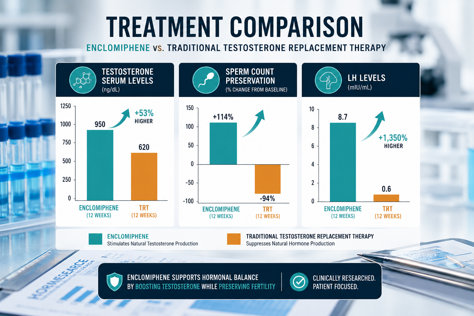 Clinical Evidence and Comparison with Traditional TRT