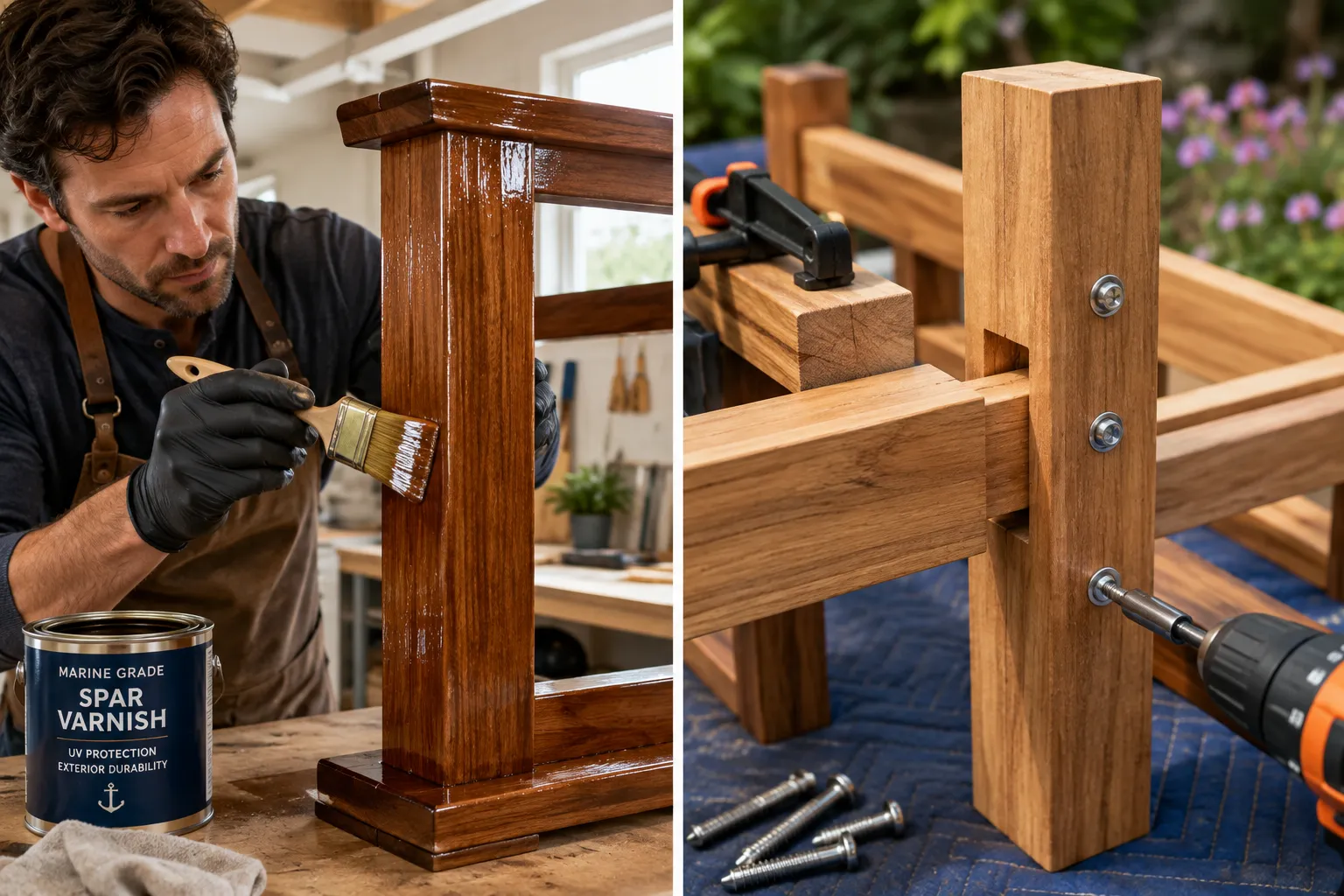 Essential Joinery and Fasteners for Outdoor Poolside Tables and Patio Furniture