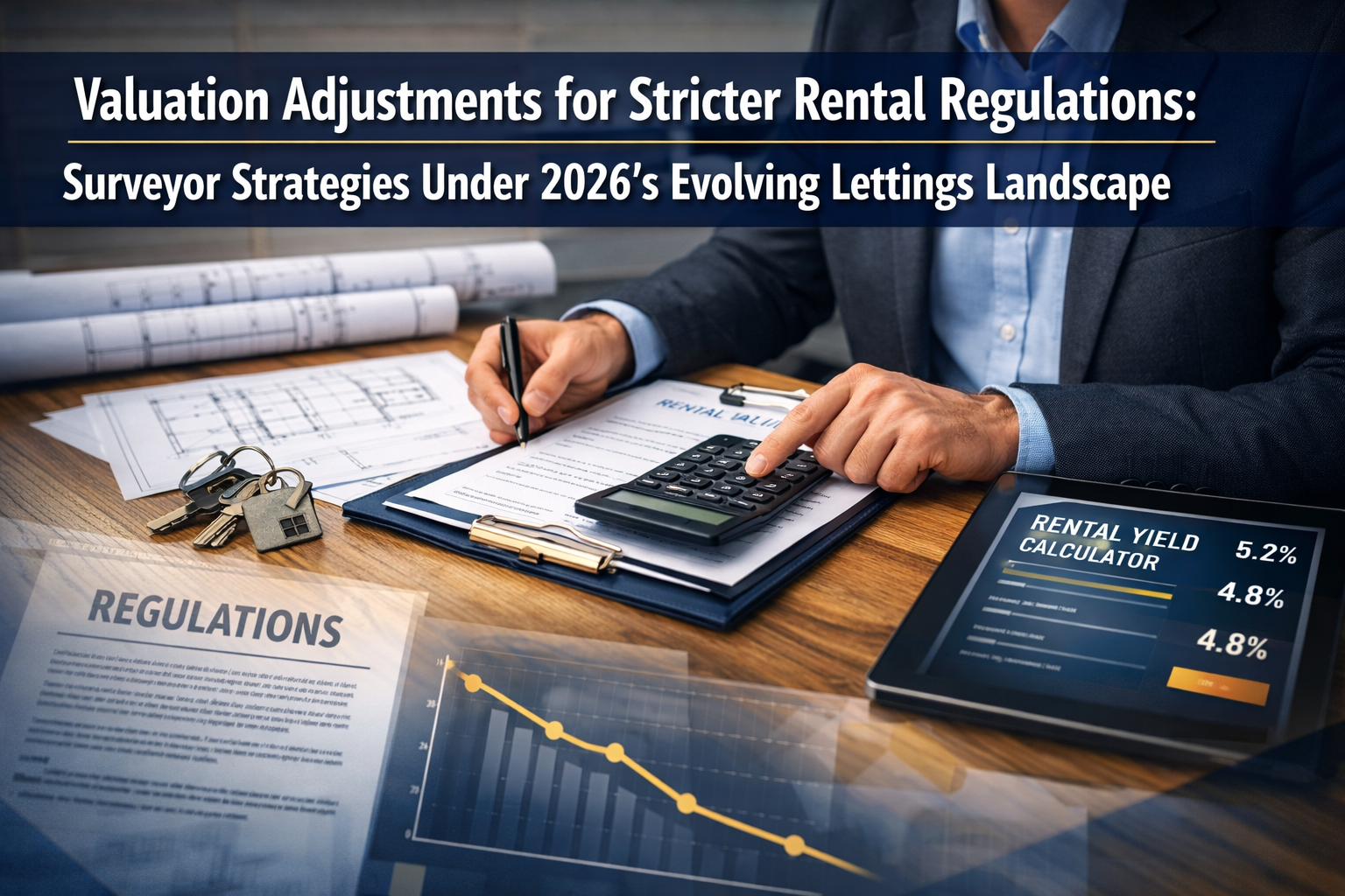 Professional () hero image featuring 'Valuation Adjustments for Stricter Rental Regulations: Surveyor Strategies Under