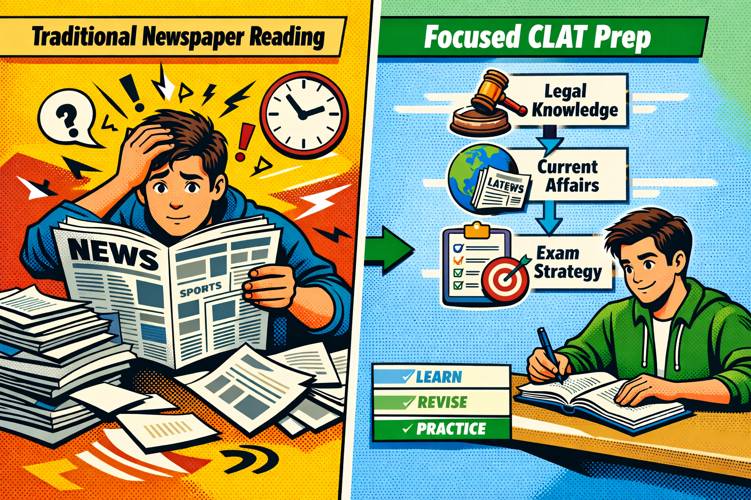 3D rendered, modern CGI, clean lighting, Andy Warhol pop art style, bold colors, screen print effect, Understanding Newspaper Reading For CL