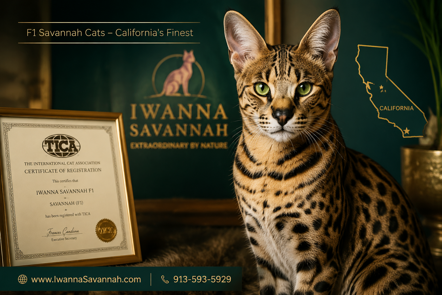 Savannah cats for sale in California