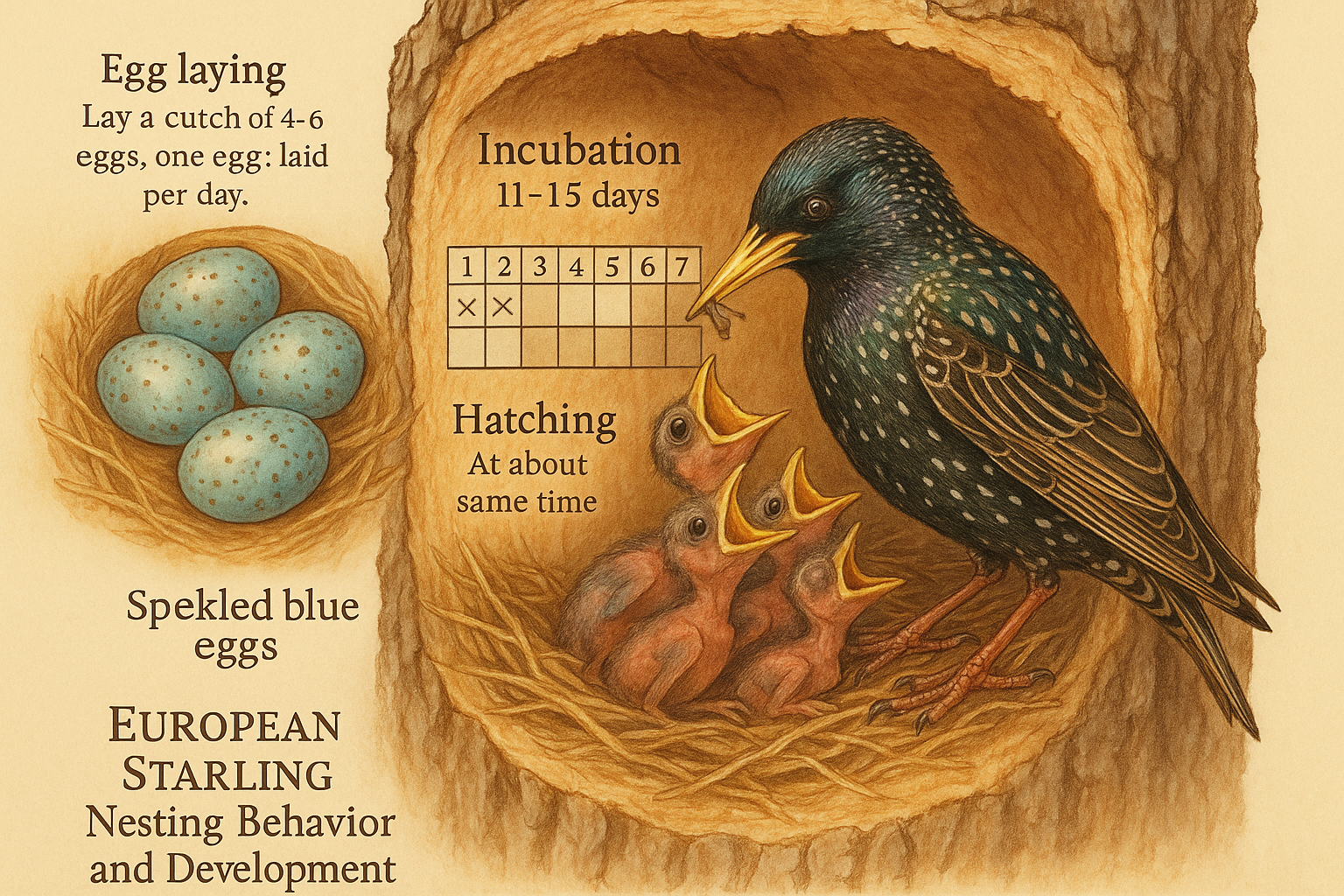 How Long Does It Take A Starling To Hatch
