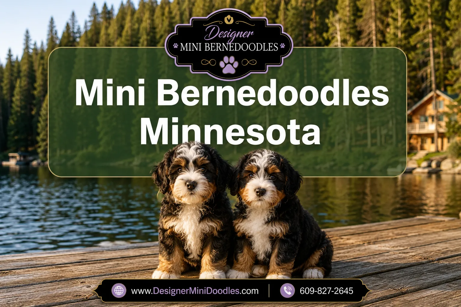 mini bernedoodles Minnesota