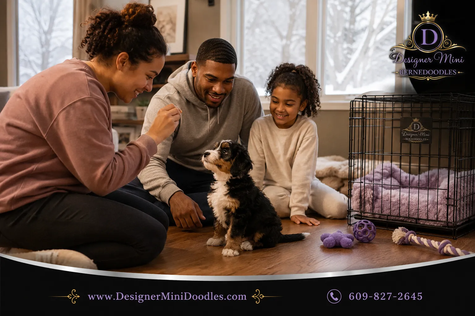 mini bernedoodles Minnesota