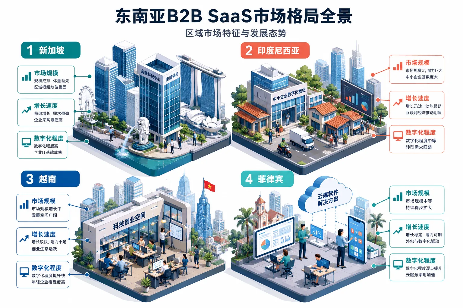 东南亚B2B SaaS市场现状如何