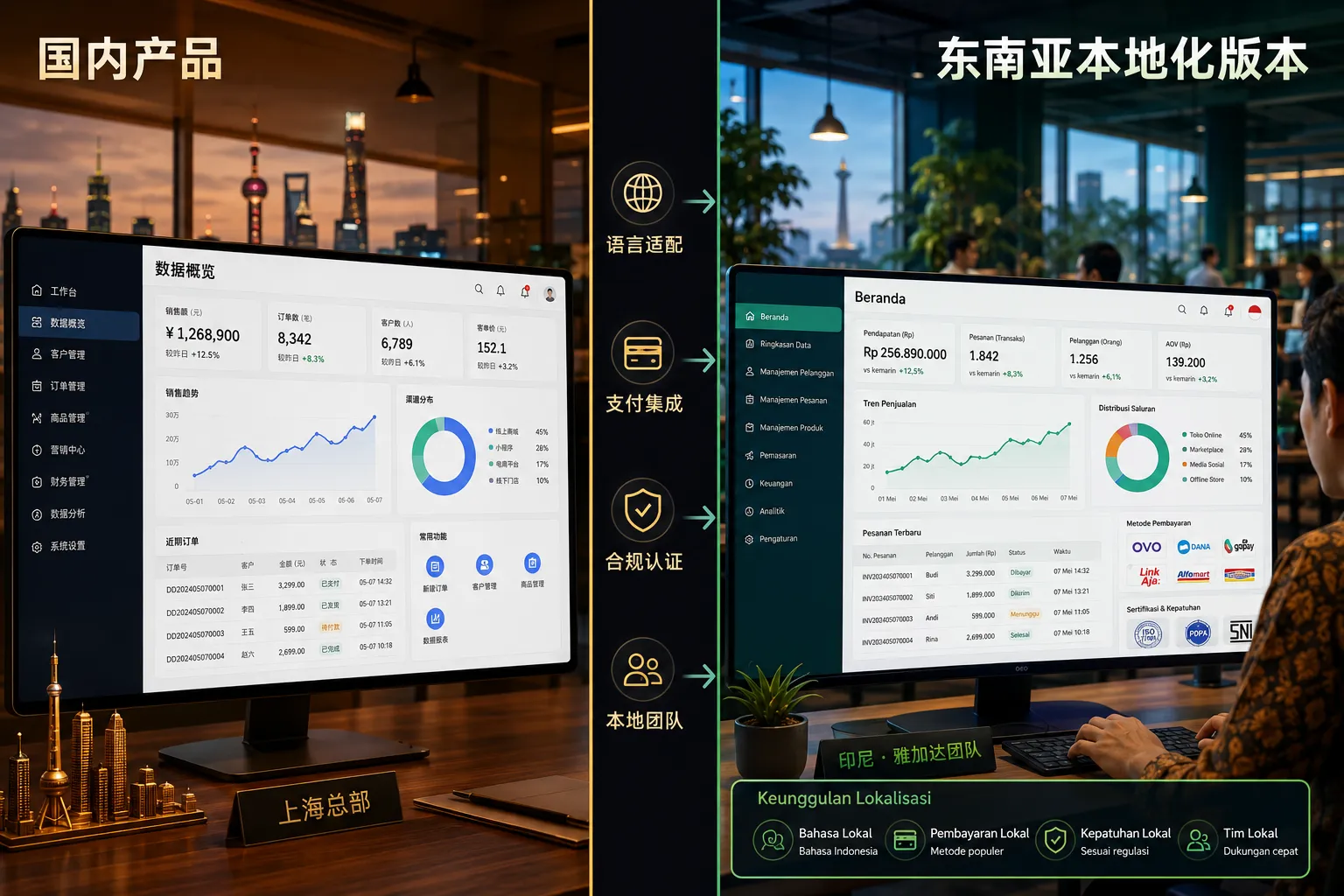 需要本地化产品还是只做翻译