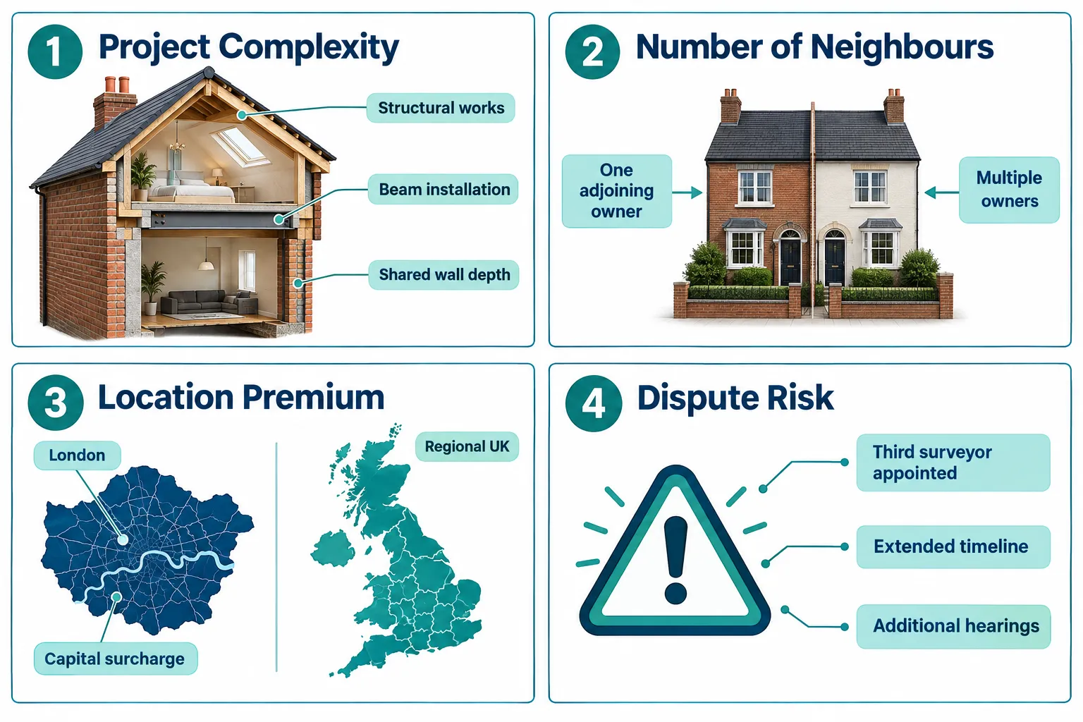 What Drives Party Wall Surveyor Fees in 2026